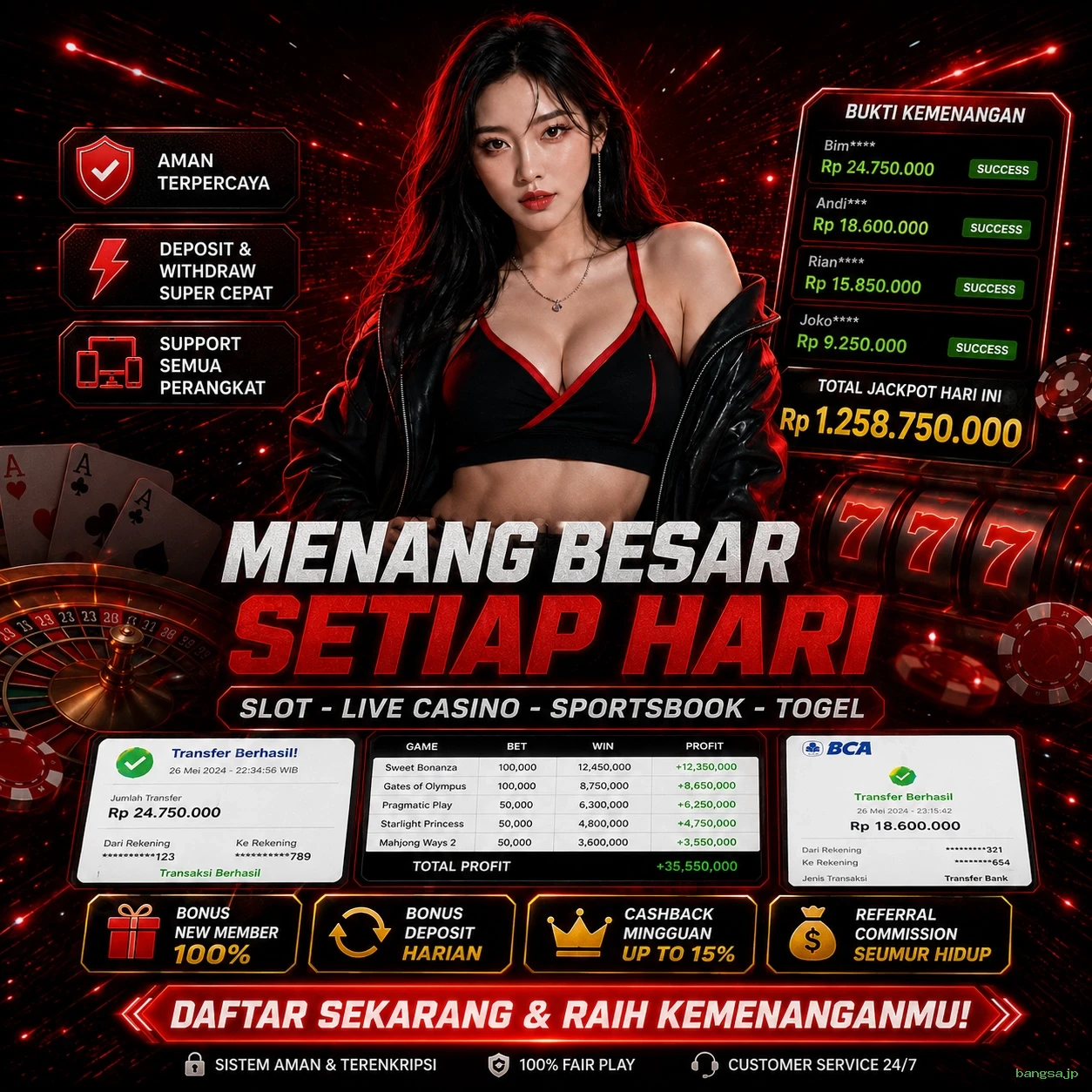 Ikon aplikasi bangsajp resmi